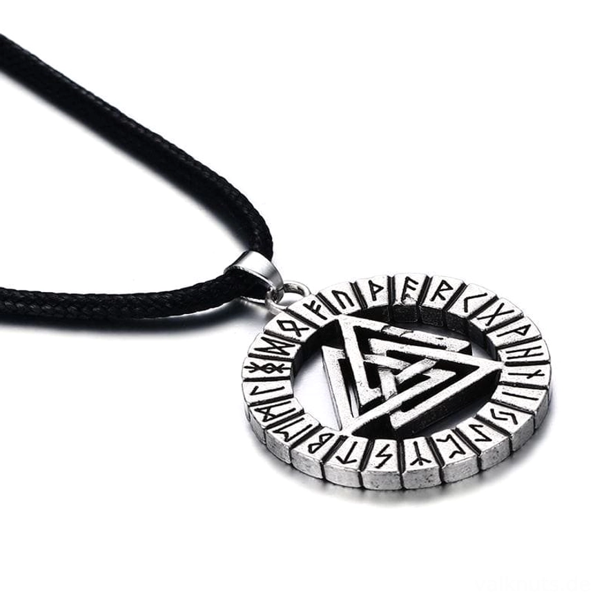 authentische wikinger valknut kette fuer wikinger kultur liebhaber