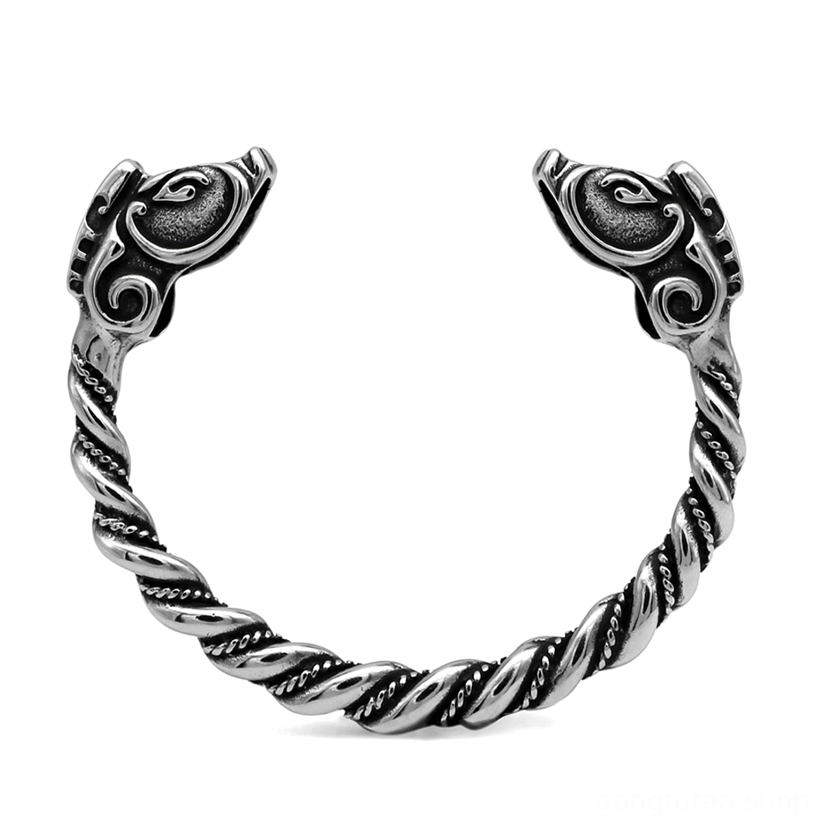 authentischer wikinger schmuck wildschwein armreif aus edelstahl