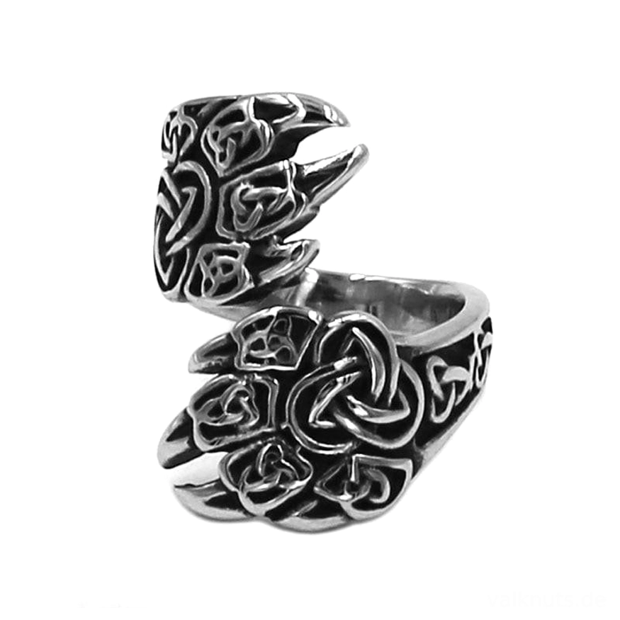 Gesamtansicht Wikinger Bärenkralle Ring von Wikinger Schmuck