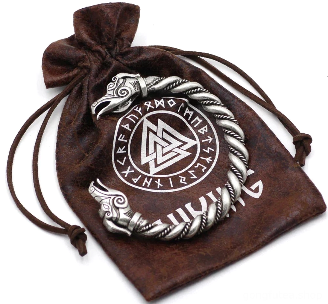 Geschenkfertiger Wikinger Armreif für Wikinger Kultur Fans
