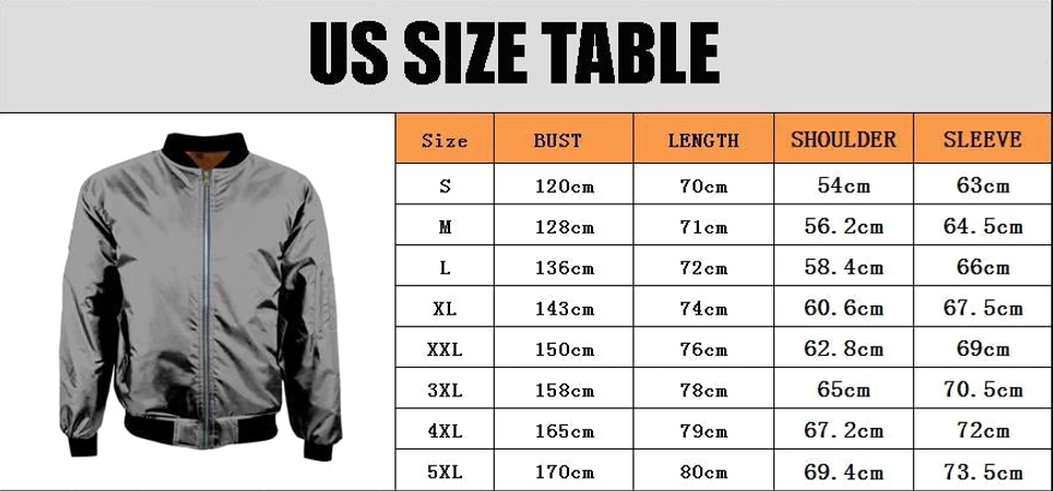 Großentabelle für Wikinger Jacke Aros