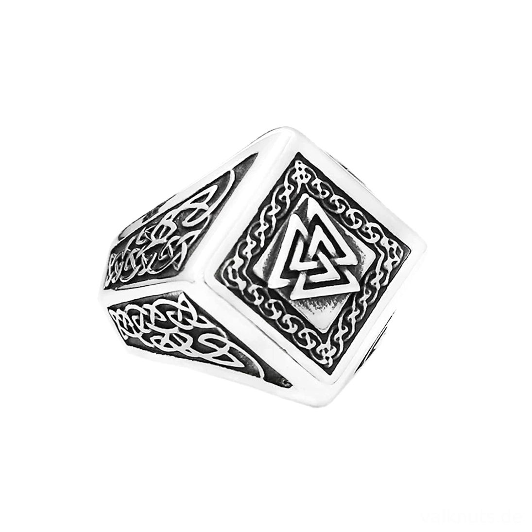 Nordischer Wikinger Ring mit Valknut als Geschenk für Mythologie Liebhaber