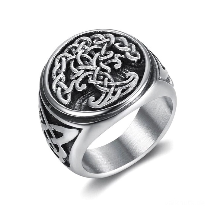 Norse Amulet Ring Yggdrasil - authentisches Wikinger Schmuckstück