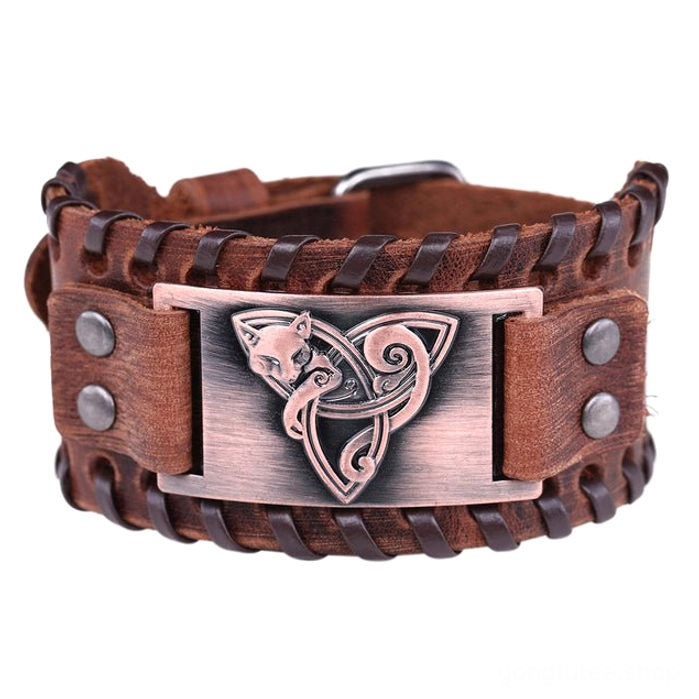 Nordisches Wikinger Armband mit Dreifaltigkeitsknoten