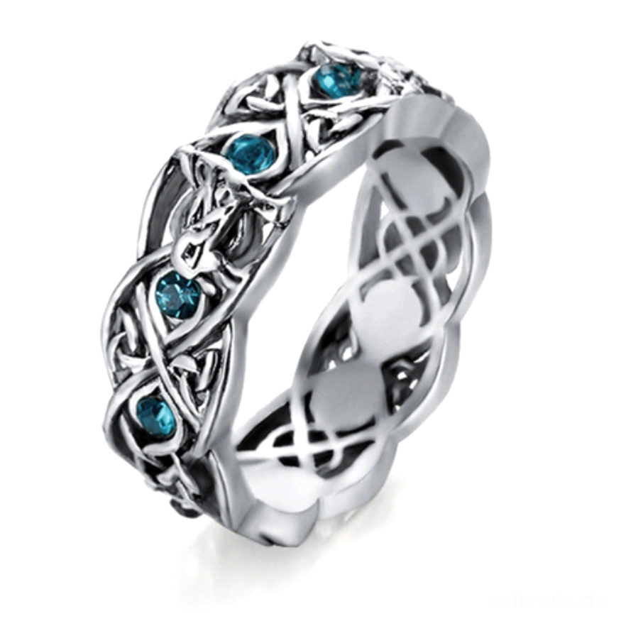 Ringgroessentabelle fuer Wikinger Ring keltischer Wolf