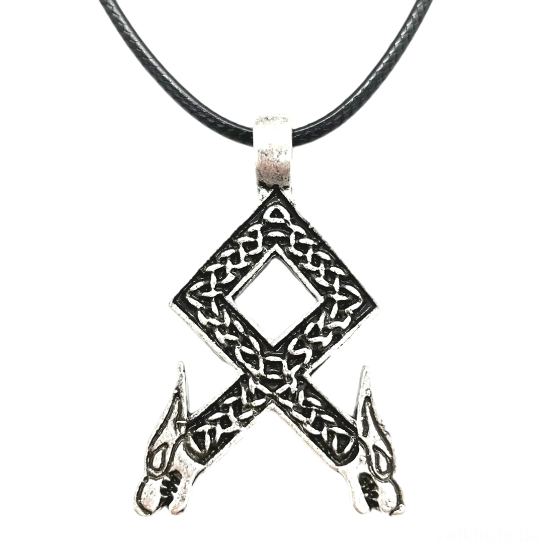 Runen Kette Odal Rune Gothischer Wikinger Schmuck fuer Herren und Damen