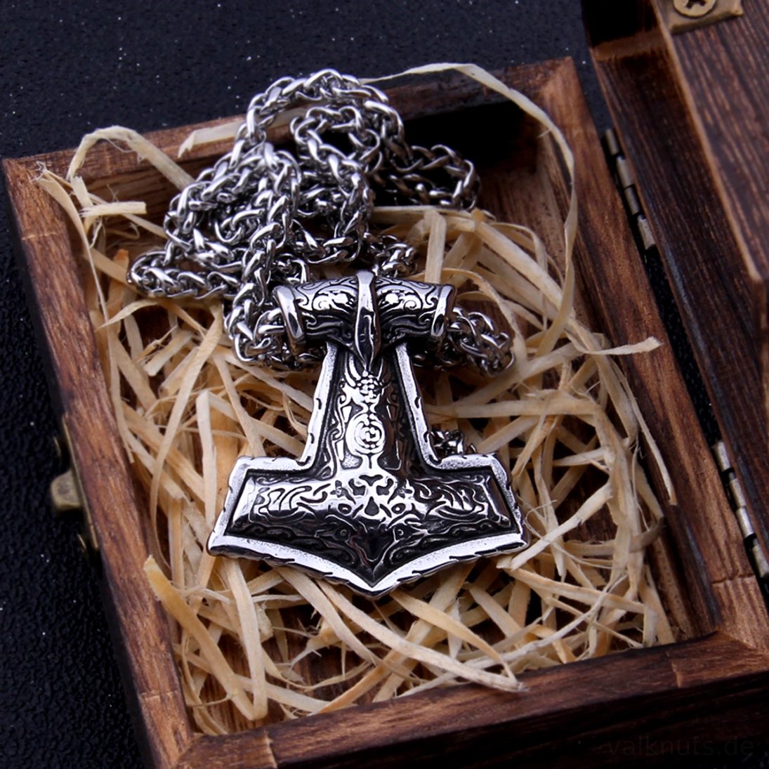Thors Hammer Kette Asgard, Wikinger Schmuck für Liebhaber nordischer Mythologie