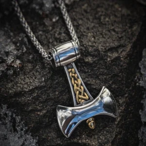 Thors Hammer Kette authentisches Wikinger Schmuckstück aus Edelstahl