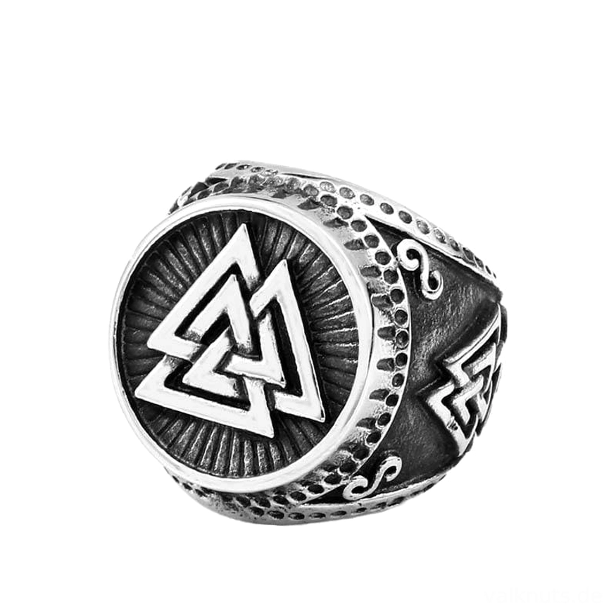 Dreifach verschlungener Triple Valknut Wikinger Ring Amulett