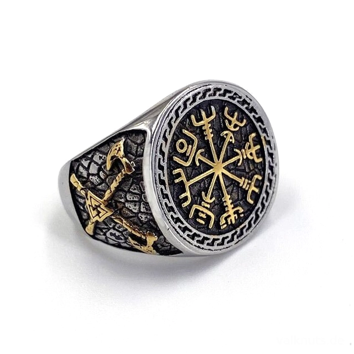Unisex Wikinger Ring Retro Gothik Stil nordisches Schmuckstück