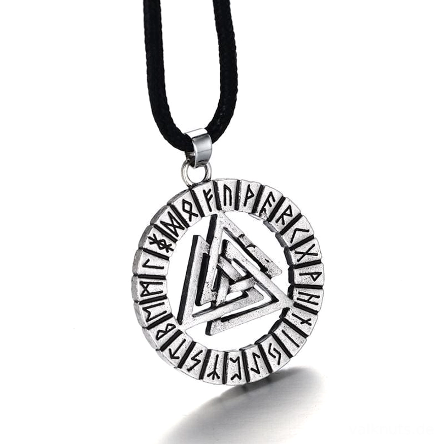 valknut wikinger anhaenger kette aus rostfreiem 316l edelstahl
