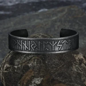 Verstellbarer Wikinger Armreif mit Yggdrasil Motiv für Herren und Damen