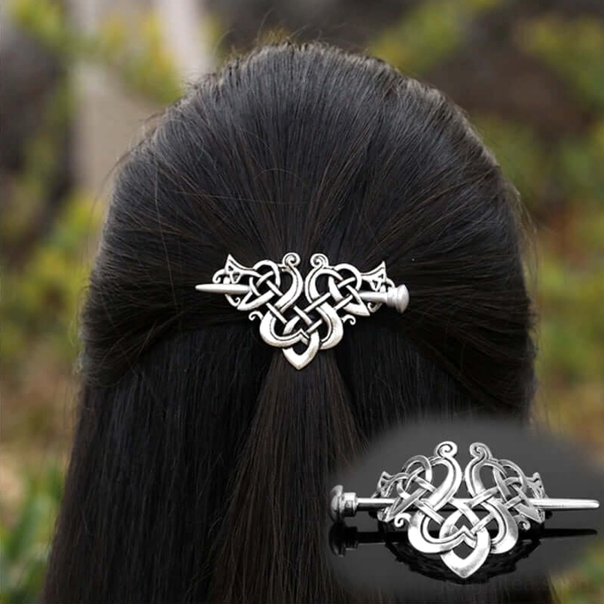 Vintage Wikinger Haarpin als Haarschmuck für Schildmaid