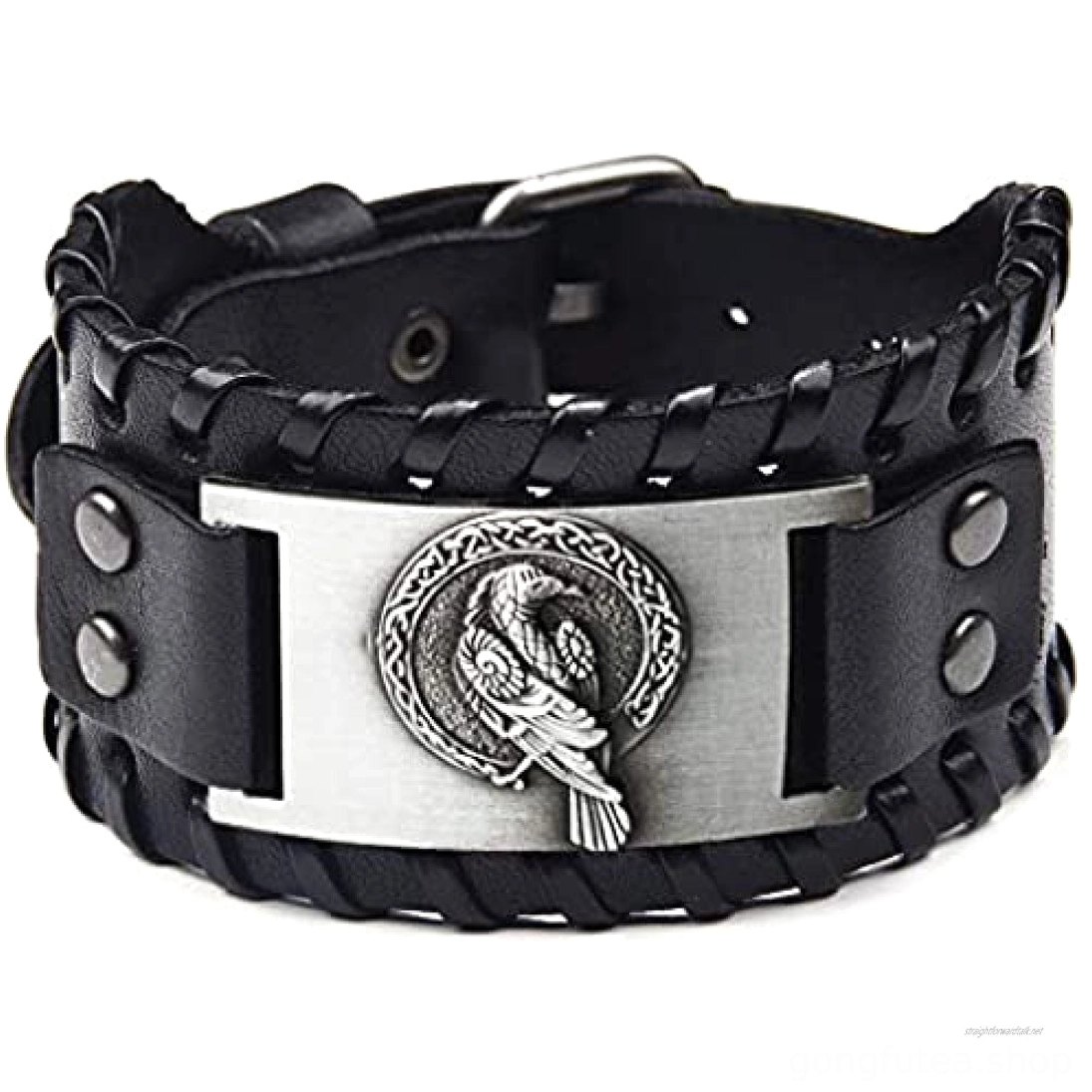 Wikinger Armband mit Odins Raben aus nordischer Mythologie
