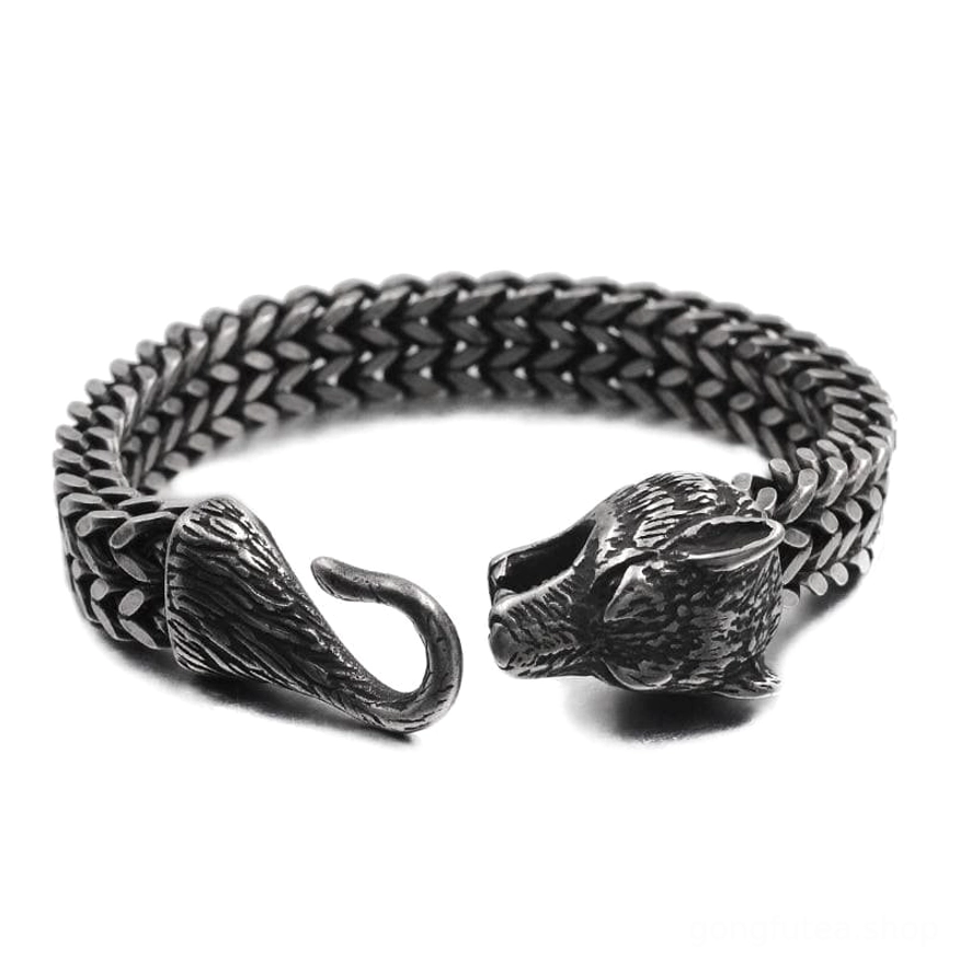 Wikinger Armreif Fenrir Wolf Symbol aus nordischer Mythologie