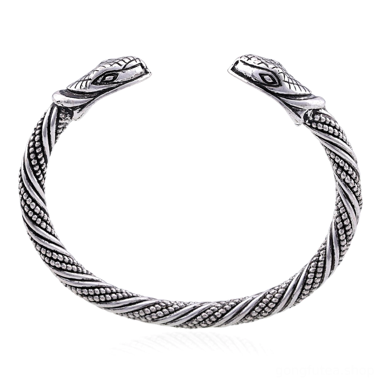 Antik gold Wikinger Armreif Jormungandr gesamte Ansicht