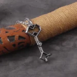 Wikinger Halskette Erebor Schluessel Anhänger aus Edelstahl