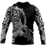 Wikinger Hoodie Harald mit Odin Motiv und nordischen Symbolen