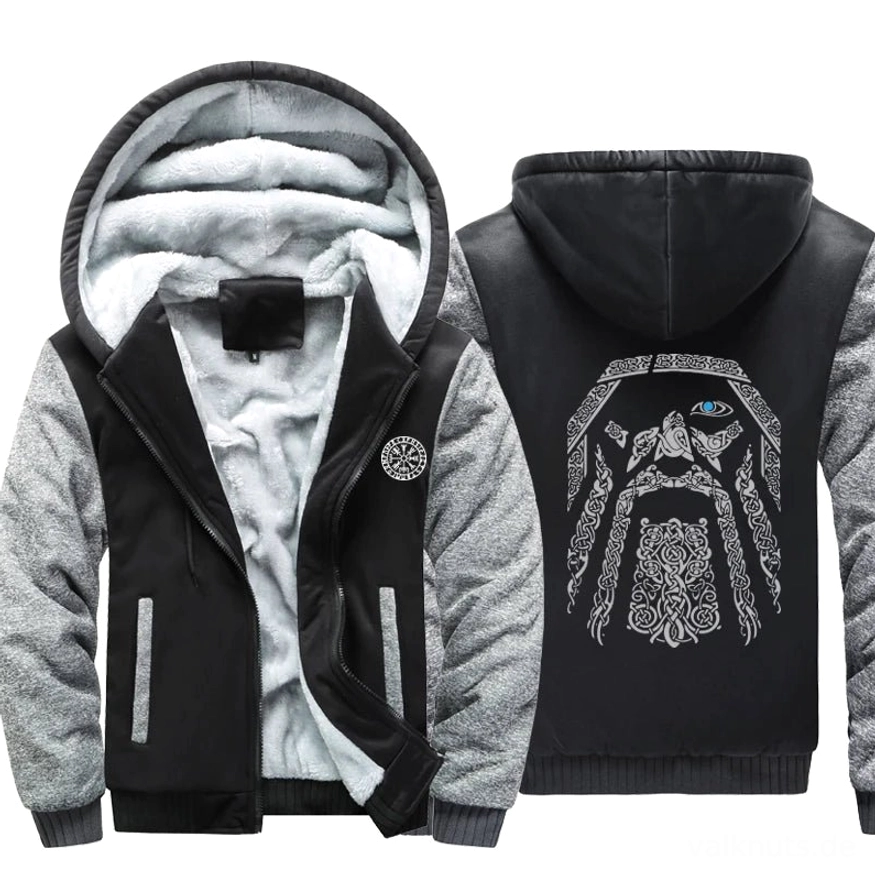 Wikinger Hoodie Odin der Allvater ruecken odin motiv
