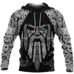 Wikinger Hoodie Vidar mit authentischem nordischen Design und Odins Auge