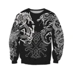 Wikinger Pullover Eivor mit authentischen nordischen Symbolen 3D Druck