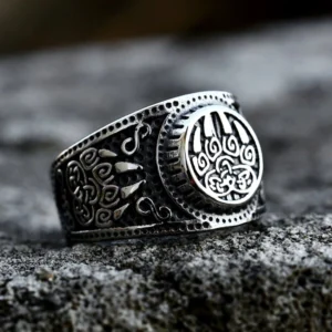 Wikinger Ring Bärenklaue aus 925 Sterling Silber für Männer mit Berserker Symbol