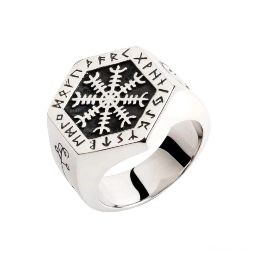 Wikinger Schmuck Sortiment mit Wikinger Ring Aegishjalmur